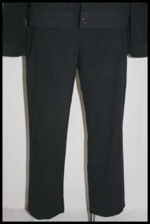 Stretch Jacket / Pant Suit KIM ROGERS Charcoal Gray   8  
