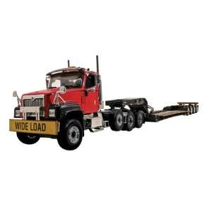  International Paystar Tractor Lowboy Flip Tail 1/34 Red 