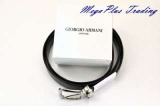 Authentic Giorgio Armani Reversible Leather Belt GA1018  