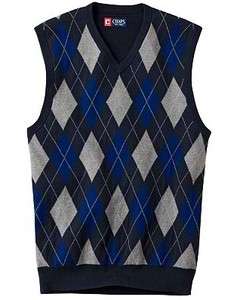 Mens Chaps Dartmouth Argyle Sweater Vest $59.50 Big & Tall 3XLT 4XB 