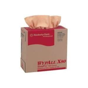 Kimberly Clark 9.75 X 16.75 Orange Wypall X80 Towels In Pop Up Box 