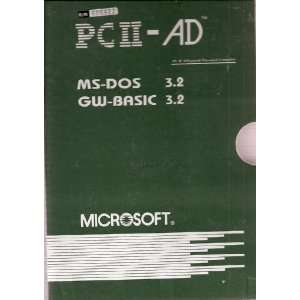   AD, MS DOS 3.2, GW BASIC 3.2 (4 Books in Slipcase) Microsoft Books