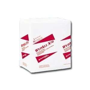  WYPALL X70 Wipers, 1/4 Fold, 12.5 x 14.4, White, 76/Box 