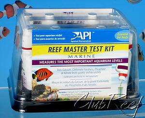 Reef Master Aquarium Test Kit API 4 Unique Tests  