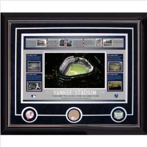  Yankees Timeline Collage with Game Used Dirt Commemorating 