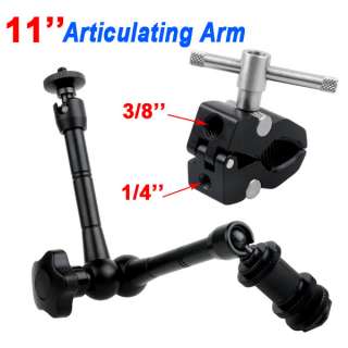 11 Inch Magic Arm and Super Clamp for DSLR LCD Camera/Monitor/LED 
