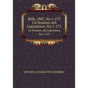  Bills, 1887, No.1 175. 1st Session, 6th Legislature, No.1 