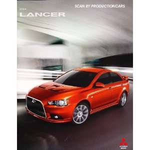  2009 Mitsubishi Lancer Deluxe Sales Brochure Catalog 