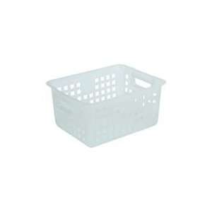 Plastic Basket   Set of 4 Clear   by Iris 