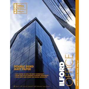  Ilford Office Double Sided 8 1/2 x 11 Inch Matte Paper 100 