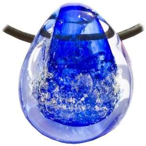 Memory Glass urn jewelry Ocean Blue
