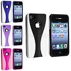 PINK 3 Piece Hard Case Cover Bumper Front Back Skin Guards iPhone 4G 