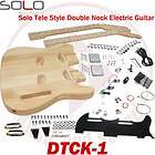 Solo DTCK 1 TC Style DIY Guitar Kit, Double Neck Guitar Kit