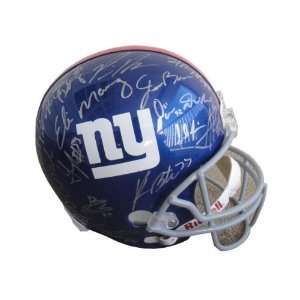  2011 New York Giants Team Signed Helmet   Proline   Super 