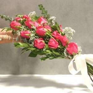  Two Dozen Premium Pink Rose Bouquet