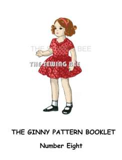 Ginny Doll Pattern 7 8 outfits Booklet No. 8  