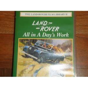 LAND ROVER ALL IN A DAYS WORK DVD 56 MIN THE LAND ROVER FILM 
