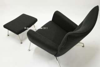 moderntomato retro wing chair + stool  