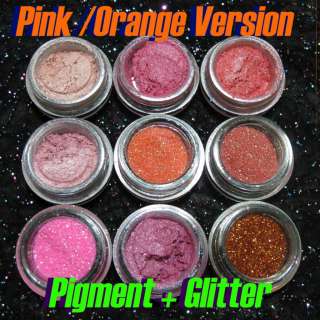 Eyeshadow Make Up Hot Pink Version pigment Glitter  
