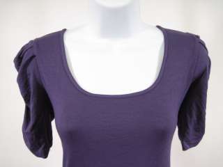 NWT D2 DESIGN HISTORY Purple Shortsleeve Top Shirt Sz M  
