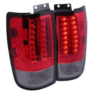 com Redlines TL FE97 LED RS Red/Smoke Medium LED Tail Light for Ford 