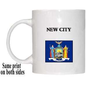    US State Flag   NEW CITY, New York (NY) Mug 