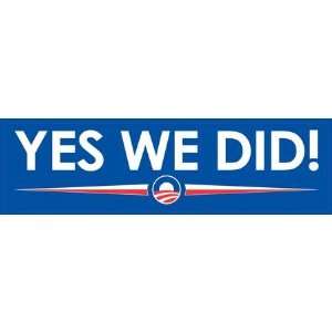  Yes We Did   Obama Automotive