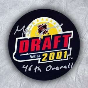  Mike Zigomanis 2001 Nhl Draft Day Autographed/Hand Signed 