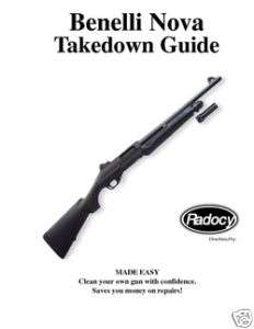 Benelli Nova Shotgun Takedown Assembly Guide Radocy  