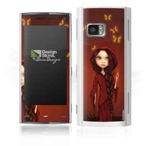   Skins for Nokia X 6   Butterflies on a leash Design Folie Electronics