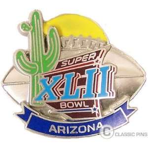 Super Bowl XXLII Arizona Icon Pin   3D Style  Sports 