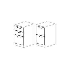  Maxon Gemba Mobile Pedestal File, Box/Box/File, Honey 