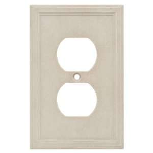 Somerset Collection Sand Standard Duplex Receptacle Wall Plate SWP201 