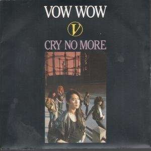    CRY NO MORE 7 INCH (7 VINYL 45) UK ARISTA 1987 VOW WOW Music