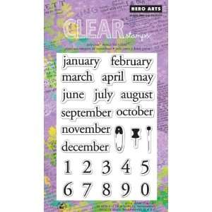  Hero Arts Clear Stamps 4x6 Sheet Make A Date