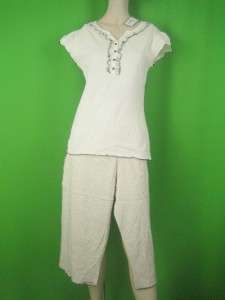 Appel Classics Soft Knit Cotton NEW Pajama Set M  