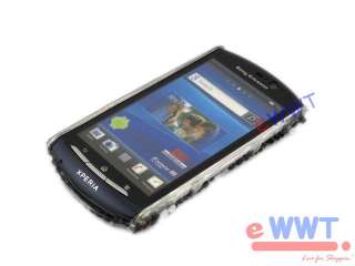 for Sony Ericsson Xperia Neo V Bling Rhinestone Cover Case * Zebra 