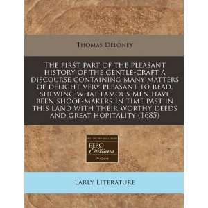  The first part of the pleasant history of the gentle craft 