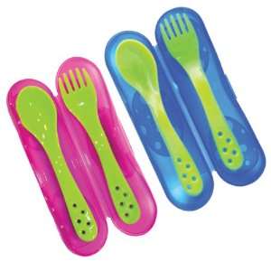  Sassy On the Go Fork & Spoon Set Baby