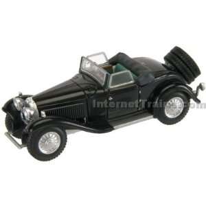    Atlas HO Scale Ready to Run 1931 Bugatti T50   Black Toys & Games