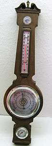 Great Working Vintage Springfield Barometer Thermo & Humidity Meter 