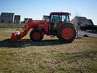 kubota m125x cab tractor with loader  