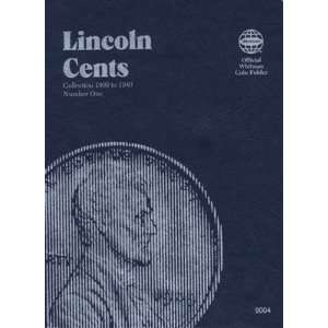   Whitman   Folder Lincoln #1 1909 1940 (Coin Collecting) Toys & Games