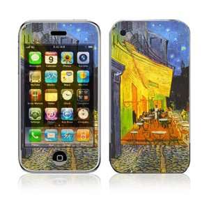  Apple iPhone 3G Decal Skin Sticker   Cafe at Night 