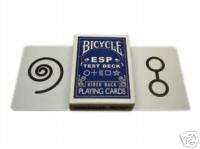Rare ESP Test Deck 808 Rider Back Bicycle Playing Cards  