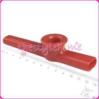 Red Plastic Kazoo Musical Wind Instrument Party Favors  