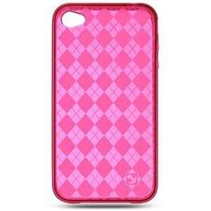  Apple iPhone 4S Crystal Skin Candy Silicone Case (Pink 