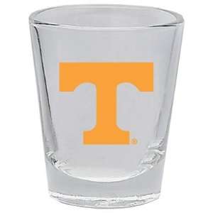  Tennessee Volunteers 2 oz Collector Shot Glass Clear 