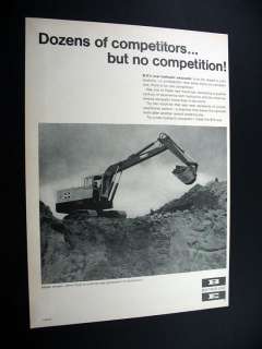 Bucyrus Erie 20 H Hydraulic Excavator 1966 print Ad  