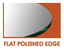 48 INCH ROUND GLASS TOP 3/4 thick   Flat polish edge  